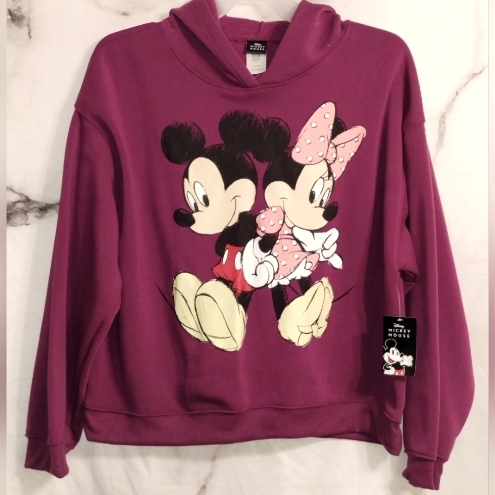 Disney Mickey Mouse Minnie Mouse Hoodie Sweatshirt NWT 1x 2x 3x - Picture 3 of 4